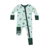 Baby Golf Pros 2-Way Zipper Romper - Green