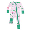 Baby Golf Pros 2-Way Zipper Romper - Pink