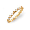 Berry Gem Hinged Bangle - Mother of Pearl