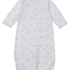Baby Cheerful Goodnight Convertible Gown - Light Blue