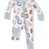 Baby 2-Way Zipper Romper - Smores