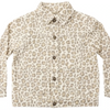 Girls' Denim Chore Coat - Leopard
