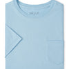 Crown Comfort Pocket Tee - Stream Blue