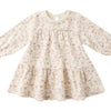 Baby Girls' and Girls' Tiered Jersey Dress - French Garden