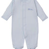 Baby Premier Elephant Esprit Footie with Hand Emb. - Light Blue