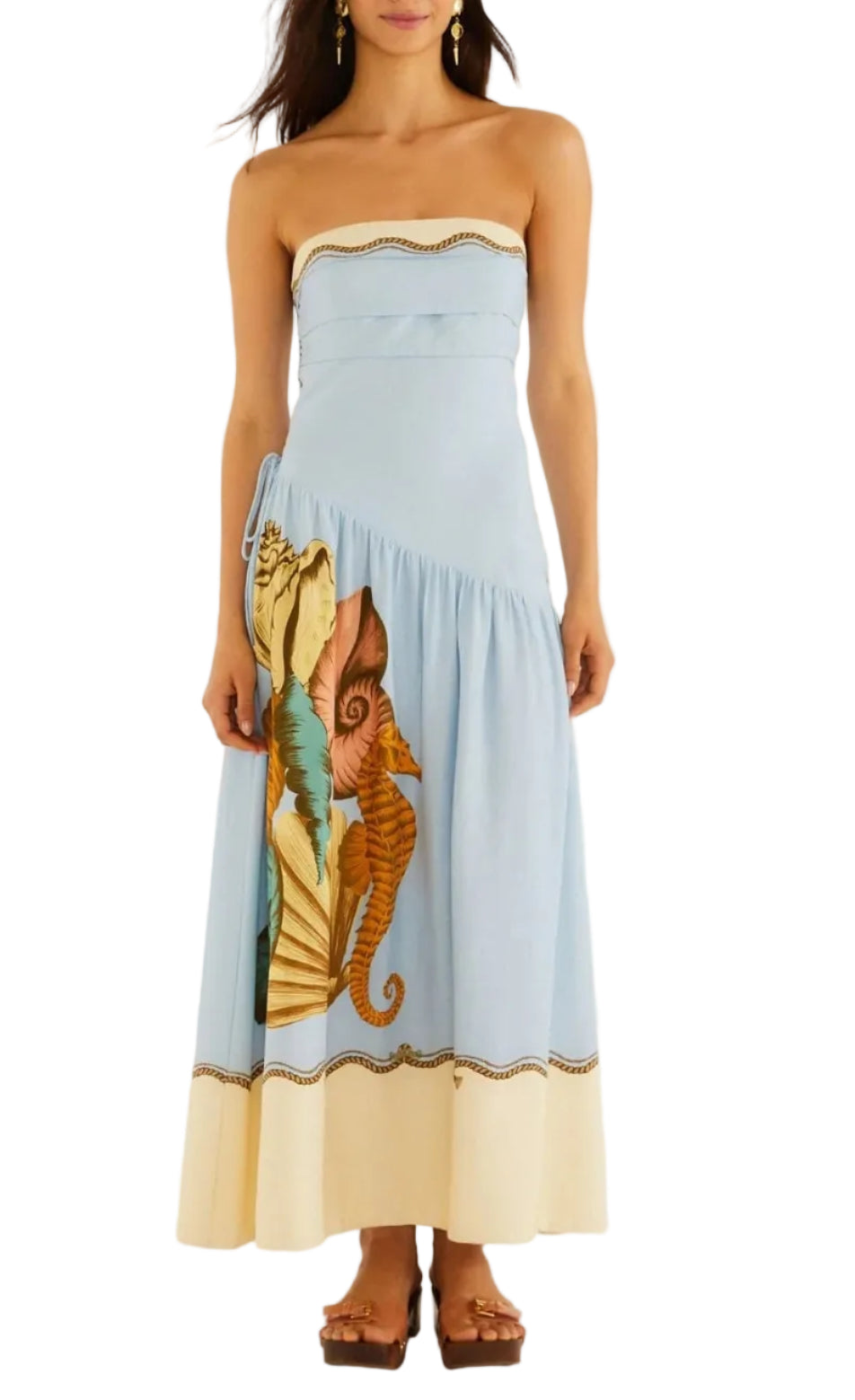 FARM Rio Women's Rio Souvenir MIXED SCARF Maxi Dress