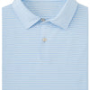 Featherweight Payne Stripe Polo - Cottage Blue