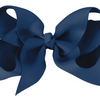 Girls' Large Boutique Bow - Navy