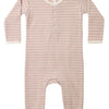 Baby Ribbed Jumpsuit - Dusy Rose