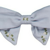 Bonnie Embroidered Hair Clip - Artic Blue