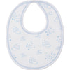 Cheerful Good Night Printed Bib - Light Blue
