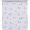 Puppy Paws Printed Burp Cloth - Light Blue