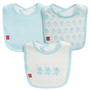 Baby Trunkettes Modal Bib 3-Pack - Blue