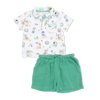 Baby Boys' and Boys' Polo with Casual Short - Country Club Dogs Neutral