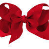 Girls' Large Boutique Bow - Scarlet