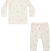 Baby and Kids' Ribbed Tee + Legging Set - Celestial