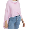 Cashmere Dress Topper Poncho - Beach Pink