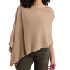 Cashmere Dress Topper Poncho - Baby Camel