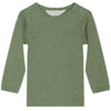 Baby Soild Rib Tee - Moss