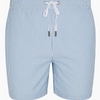 Charles 5" Swim Trunk - Pale Blue/White