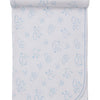 Cheerful Good Night Printed Blanket - Light Blue