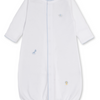 Baby SCE Jungle Hang Out Convertible Gown - White/Lt Blue