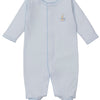 Baby Premier Noah's Ark Footie with Hand Emb. - Light Blue