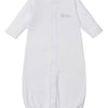 Premier Elephant Esprit Conv. Gown with Hand Emb. - White/Silver