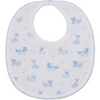 Puppy Paws Printed Bib - Light Blue
