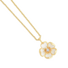 Wildflowers Pendant Necklace - Enameled