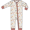 Baby 2-Way Zipper Romper - Bonjour Breakfast