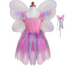Butterfly Dress with Wings and Wand - Pink