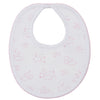 Cheerful Good Night Printed Bib - Pink