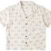 Boys' Lapel Collar Shirt - Palm Trees