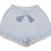 Girls' Ambroise Shorts - Pin Stripes Blue