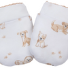 Puppy Paws Printed Mitts - Brown