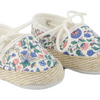 Baby Girls' Liberty Fabric Espadrille Slipper - White