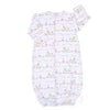 Baby Noah’s Ark Convertible Gown - Pink