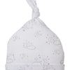 Cheerful Good Night Printed Hat - Silver