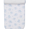 Sweet Sheep Burp Cloth - Lt. Blue