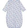 Baby Whale Pods Convertible Gown - Blue