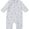Baby Giraffe Grace Playsuit - Light Blue