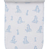 Giraffe Grace Burp Cloth - Light Blue