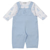 Baby Giraffe Grace Overall Set - Light Blue