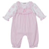 Baby Giraffe Grace Overall Set - Pink
