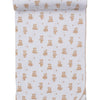 Teddy Bear Time Printed Blanket - Brown