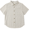Baby Boys' and Boys' Collared Short Sleeve Shirt - Nautical Stripe