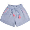 Girls' Roman Shorts - Summer Sky