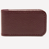 Capra Magnetic Cash Clip - Bordeaux (Deep Reddish Brown)