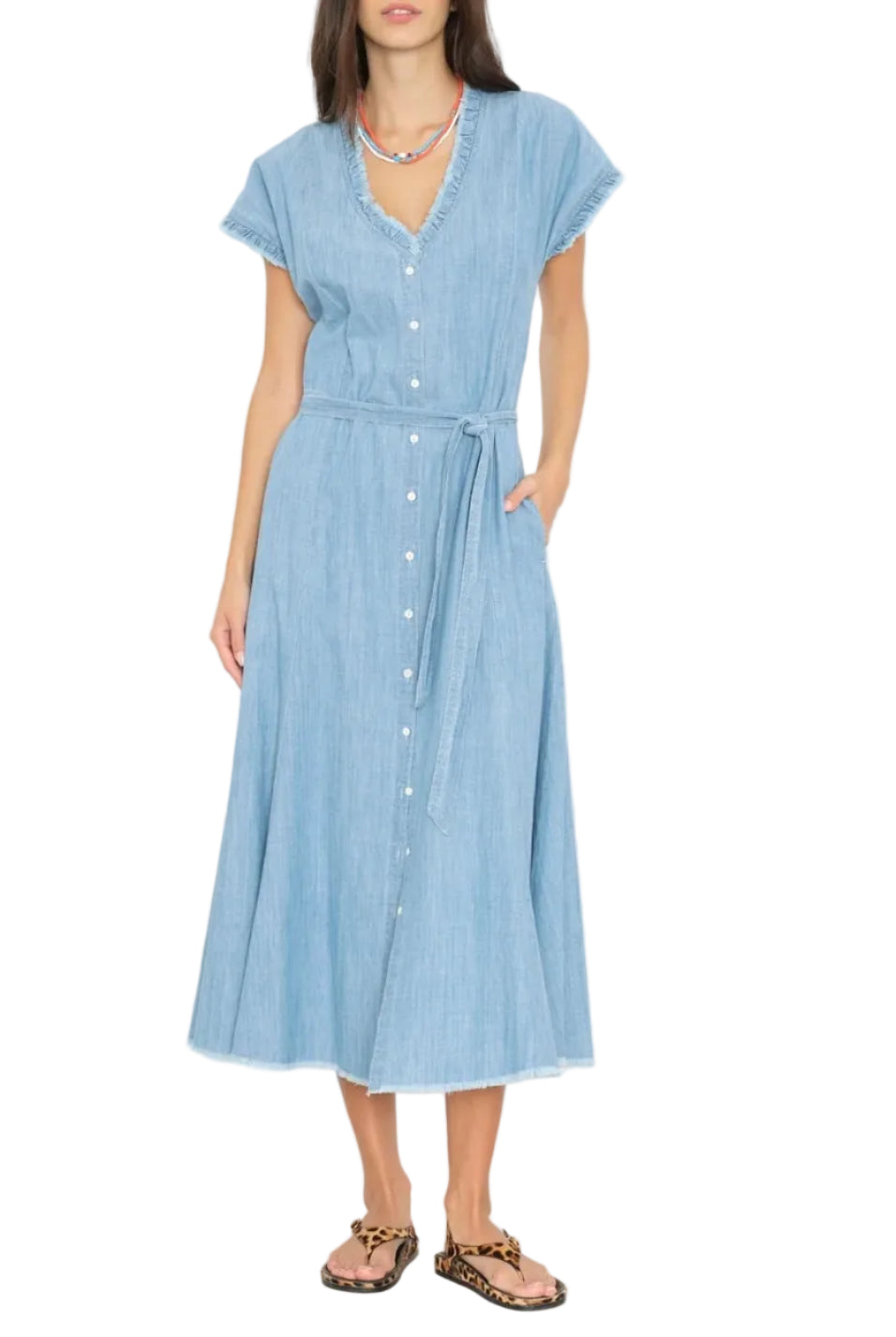 xirena denim dress Slate Sky Dixie Large / Slate Sky Style No Best Wedding Guest Dresses Shoe Size (UK):8 Night Dresses